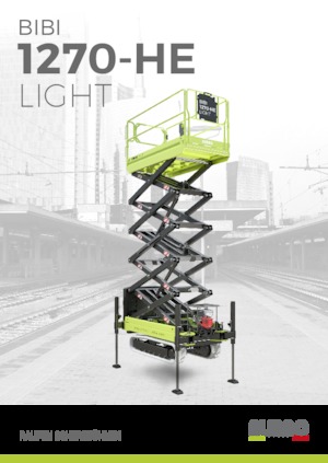 Lánctalpas ollós személyemelők Almac Bibi 1270-HE 