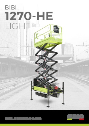 Lánctalpas ollós személyemelők Almac Bibi 1270-HE 