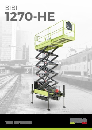 Lánctalpas ollós személyemelők Almac Bibi 1270-HE 