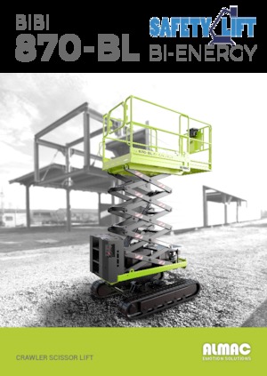 Lánctalpas ollós személyemelők Almac Bibi 870-BL 