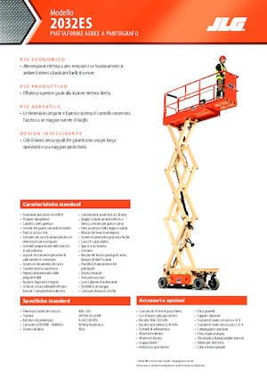 Gumikerekes ollós személyemelők JLG 2032ES