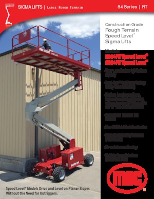 Gumikerekes ollós személyemelők MEC 2684RT