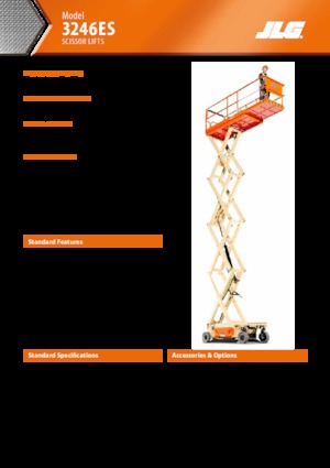 Gumikerekes ollós személyemelők JLG 3246ES