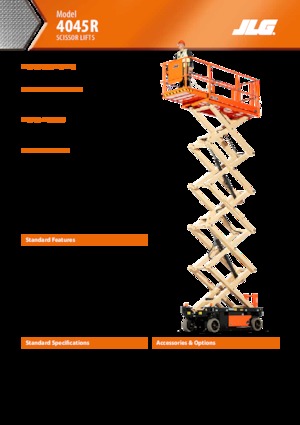 Gumikerekes ollós személyemelők JLG R4045 