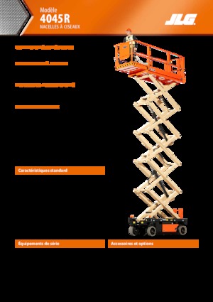Gumikerekes ollós személyemelők JLG R4045 