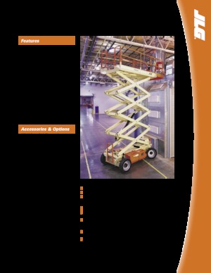 Gumikerekes ollós személyemelők JLG 4069LE