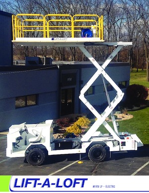 Gumikerekes ollós személyemelők Lift-A-Loft APX16