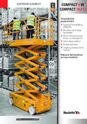 Gumikerekes ollós személyemelők Haulotte Compact 10