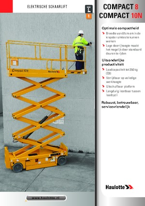 Gumikerekes ollós személyemelők Haulotte Compact 10N