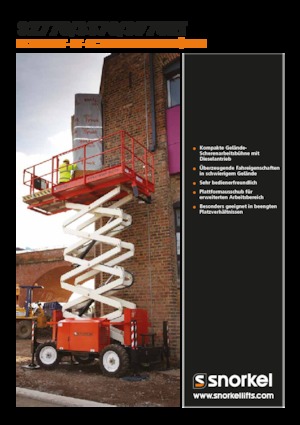 Gumikerekes ollós személyemelők Snorkel S2770RT