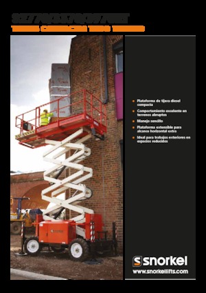 Gumikerekes ollós személyemelők Snorkel S2770RT