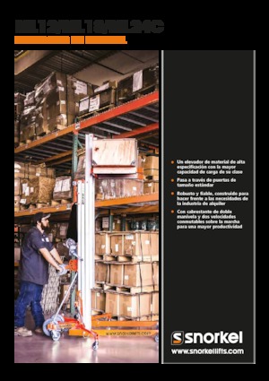 Gumikerekes ollós személyemelők Snorkel S3010P