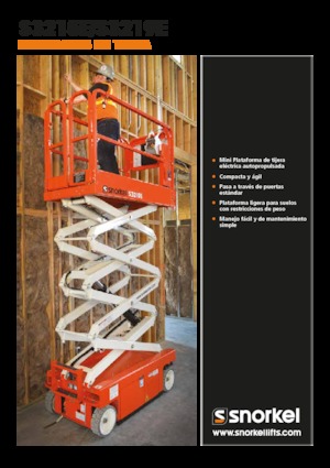 Gumikerekes ollós személyemelők Snorkel S3215E