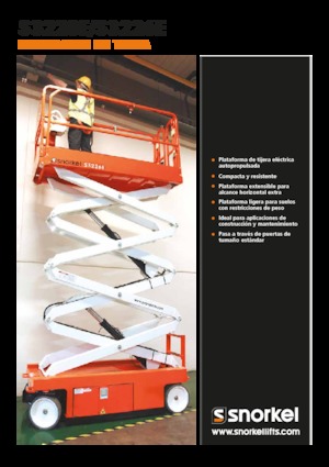 Gumikerekes ollós személyemelők Snorkel S3226E