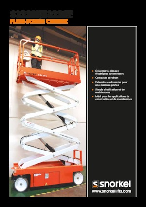 Gumikerekes ollós személyemelők Snorkel S3226E