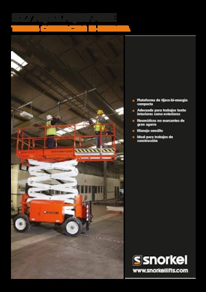 Gumikerekes ollós személyemelők Snorkel S3370BE