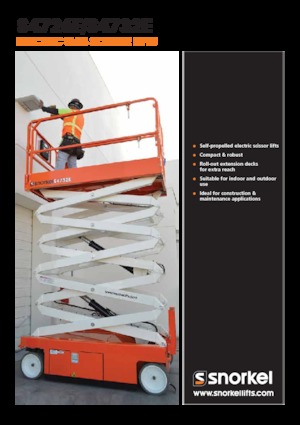 Gumikerekes ollós személyemelők Snorkel S4732E