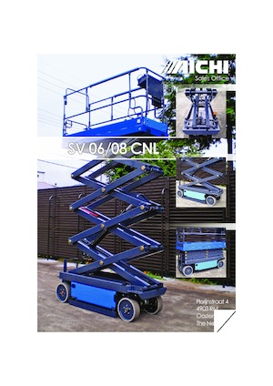 Gumikerekes ollós személyemelők Aichi SV06CNL