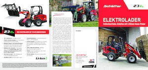 Elektromos gumikerekes rakodók Schäffer 23e 