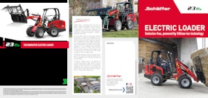 Elektromos gumikerekes rakodók Schäffer 23e 