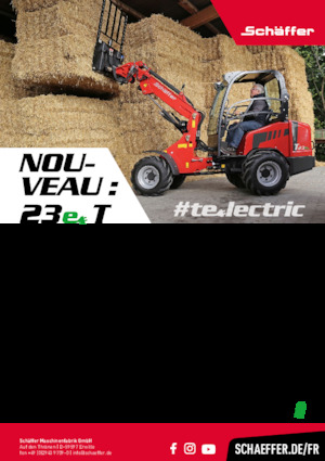 Elektromos gumikerekes rakodók Schäffer 23e T 