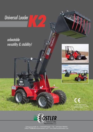 Kerti rakodógépek Ostler K2