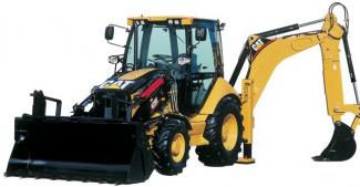 Árokásó-rakodók Caterpillar 428E 4x4