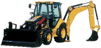 Árokásó-rakodók Caterpillar 428E 4x4