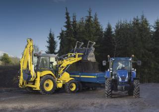 Árokásó-rakodók New Holland B110C TC