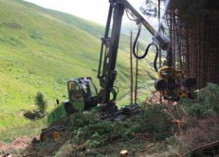 Erdészeti gépek Betakartógépek John Deere 1270 E IT4