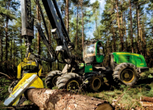 Erdészeti gépek Betakartógépek John Deere 1470 E