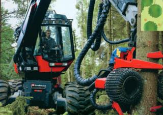 Erdészeti gépek Betakartógépek Valmet 911.1
