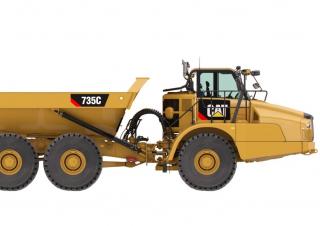 Csuklóvázas dömperek Caterpillar 735C