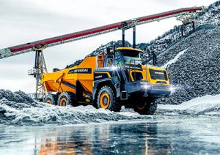 Csuklóvázas dömperek Hyundai HA30A ADT