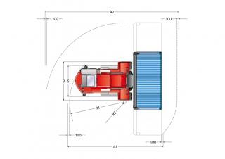 Kalmar DCE 80-45 E7 méretei