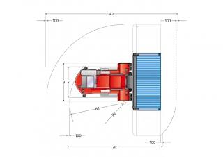 Kalmar DCE 80-45 E8 méretei