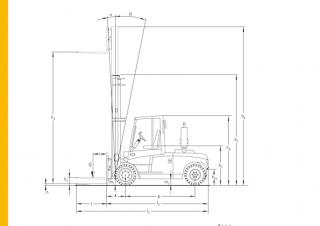 Jungheinrich DFG S90 méretei