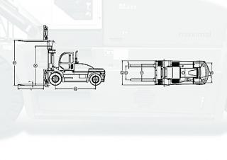 Maximal FD 230 T-MWK3 méretei