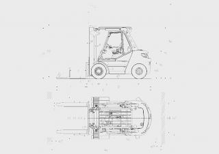 Linde H50/500D méretei
