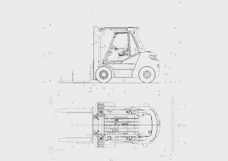 Linde H80D méretei