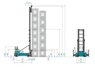 Konecranes SMV 37 G 4 méretei