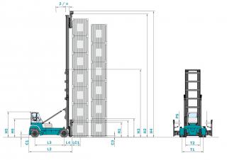 Konecranes SMV 37 G 4 S méretei