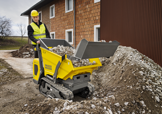 Elektromos lánctalpas dömperek Wacker Neuson DT10e
