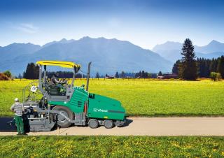Gumikerekes finiserek Vögele Super 1603-3i