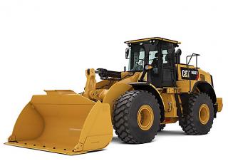 Gumikerekes homlokrakodók Caterpillar 966M