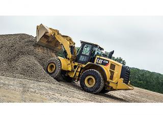 Gumikerekes homlokrakodók Caterpillar 972M