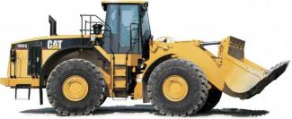 Gumikerekes homlokrakodók Caterpillar 980 G