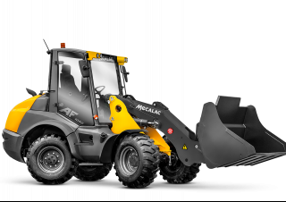 Gumikerekes homlokrakodók Mecalac AF1050