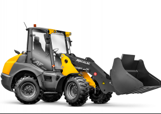 Gumikerekes homlokrakodók Mecalac AF1200