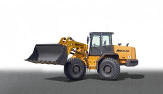 Gumikerekes homlokrakodók Mecalac AS 210 e